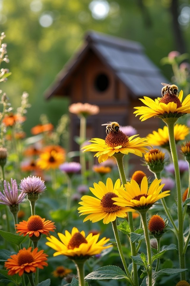 attract bees with natives