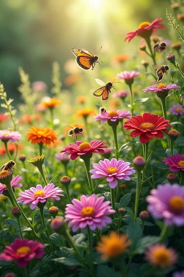 attracting pollinators with companion planting