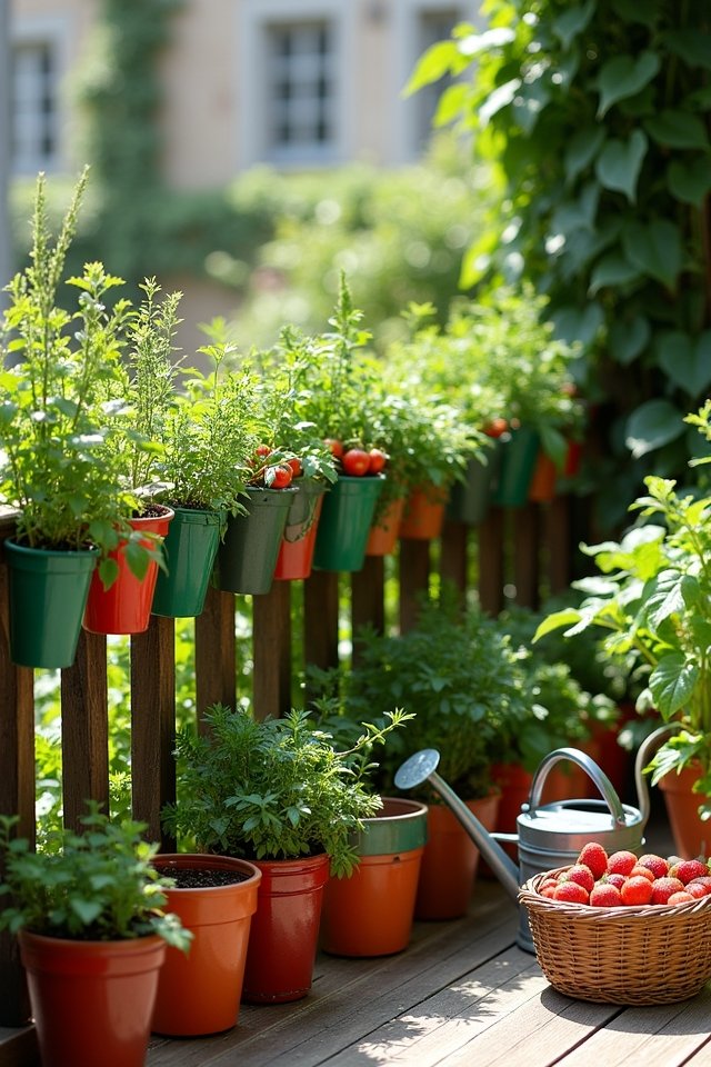 balcony garden for fresh produce