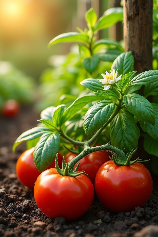 basil and tomatoes harmonize