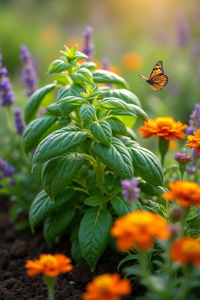 basil repels pests naturally