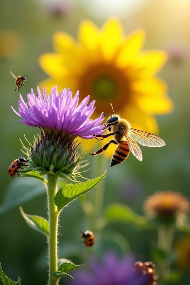 beneficial insects enhance gardens