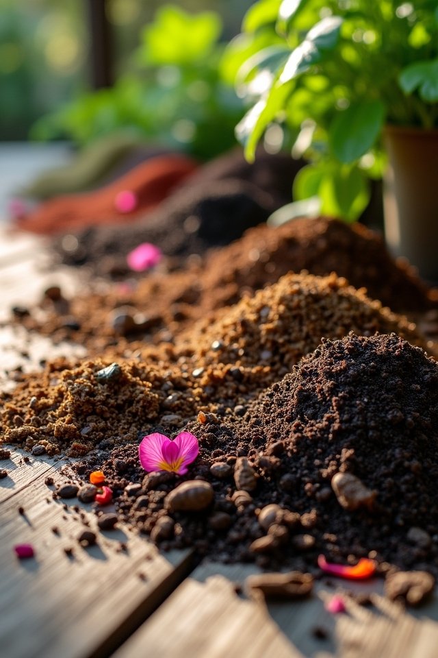 blooming plant compost blend