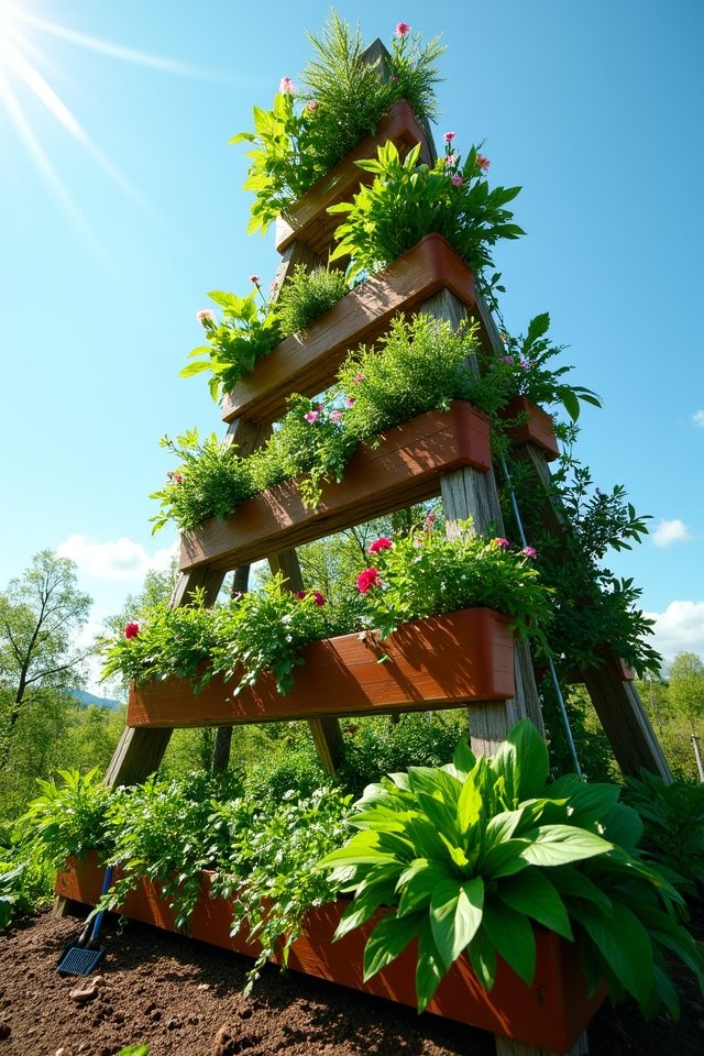 charming vertical garden structures