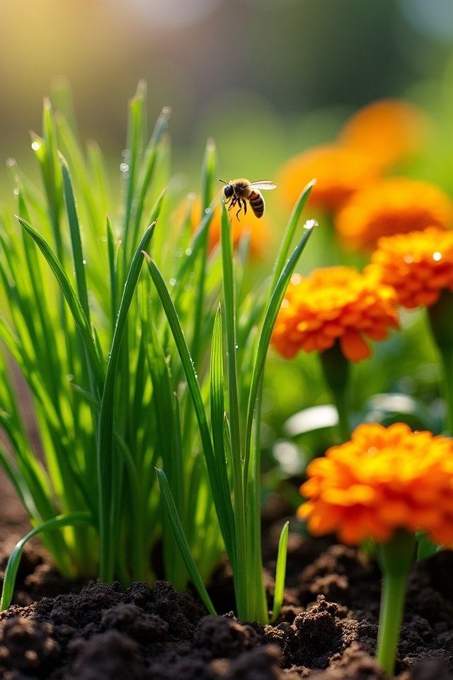 cheerful garden companion herb