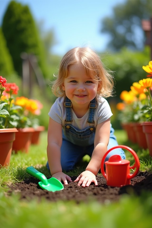 child friendly gardening tools