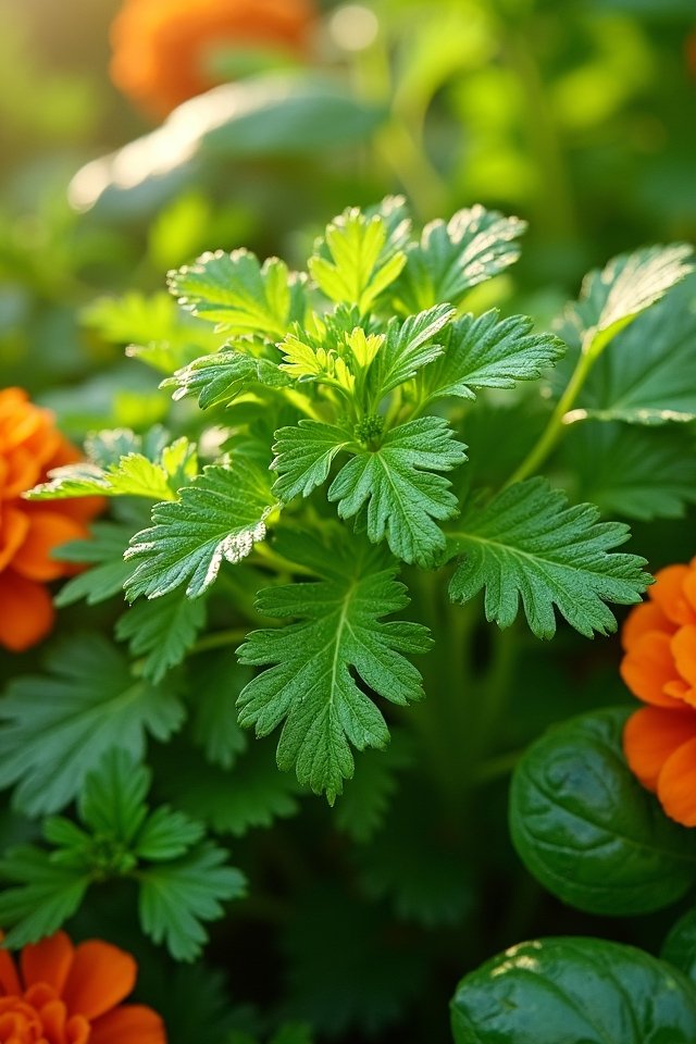 cilantro enhances garden health