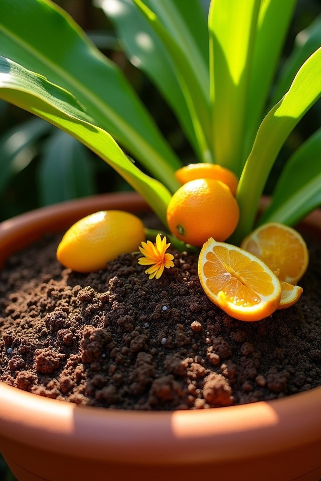 citrus infused tropical plant compost