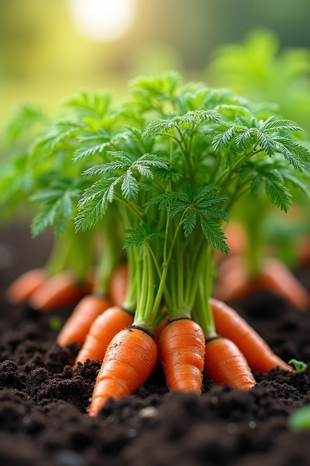 colorful carrots for gardening
