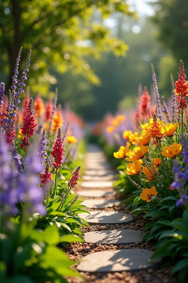 colorful garden design tips