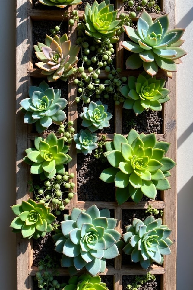 colorful low maintenance vertical gardens
