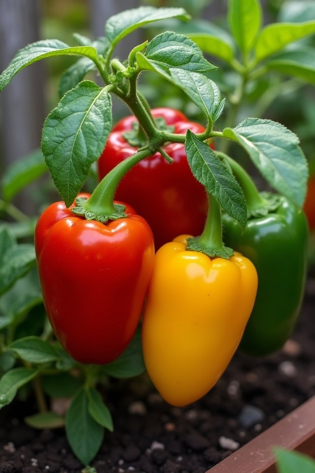 colorful peppers for gardening