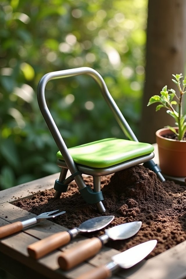 comfortable collapsible garden kneeler