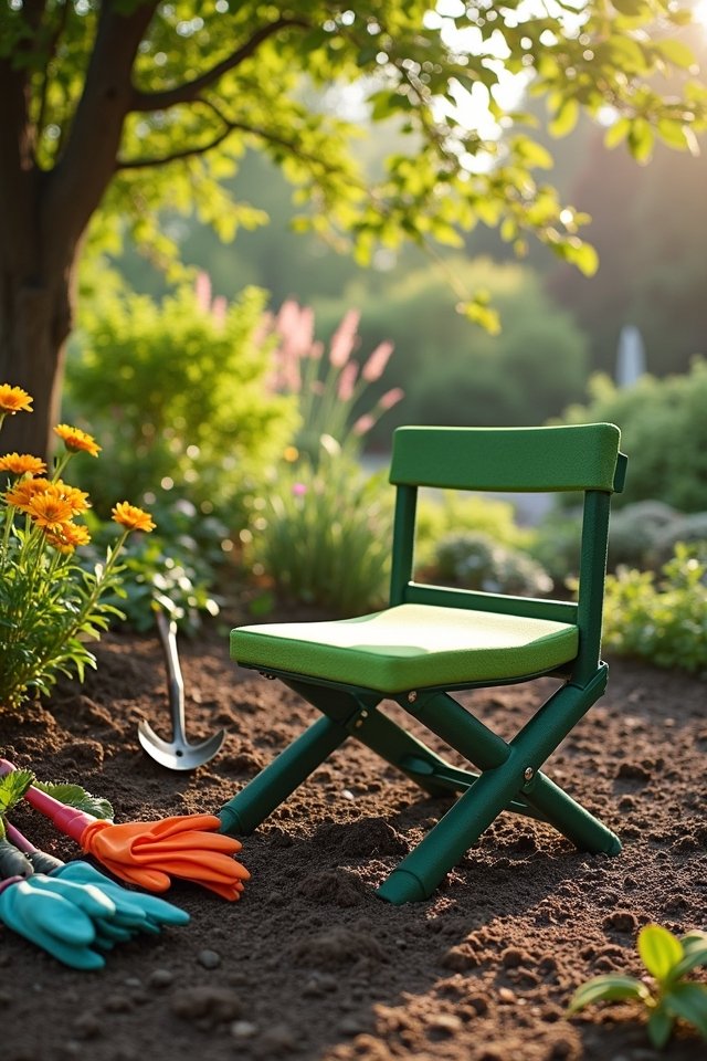 comfortable gardening support tool