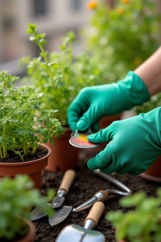 comfortable protective gardening gloves