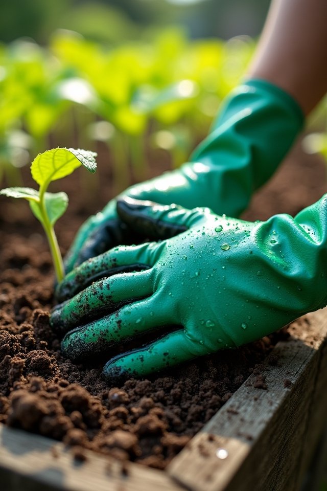 comfortable stylish garden gloves