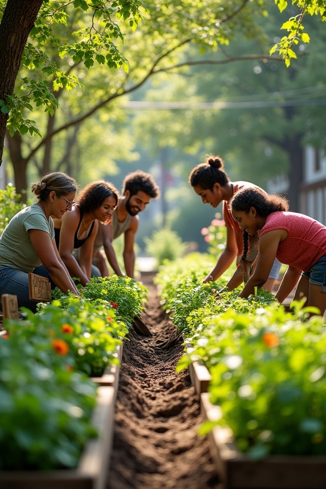 community gardening fosters friendship