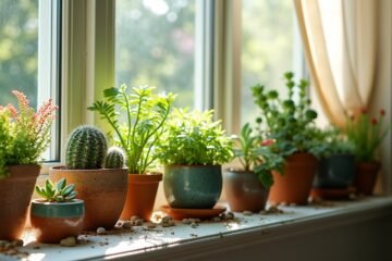 compact apartment plant displays