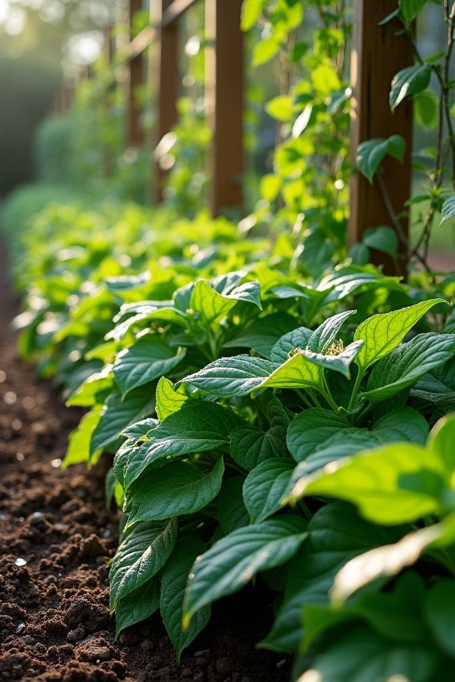 compact beans for gardening