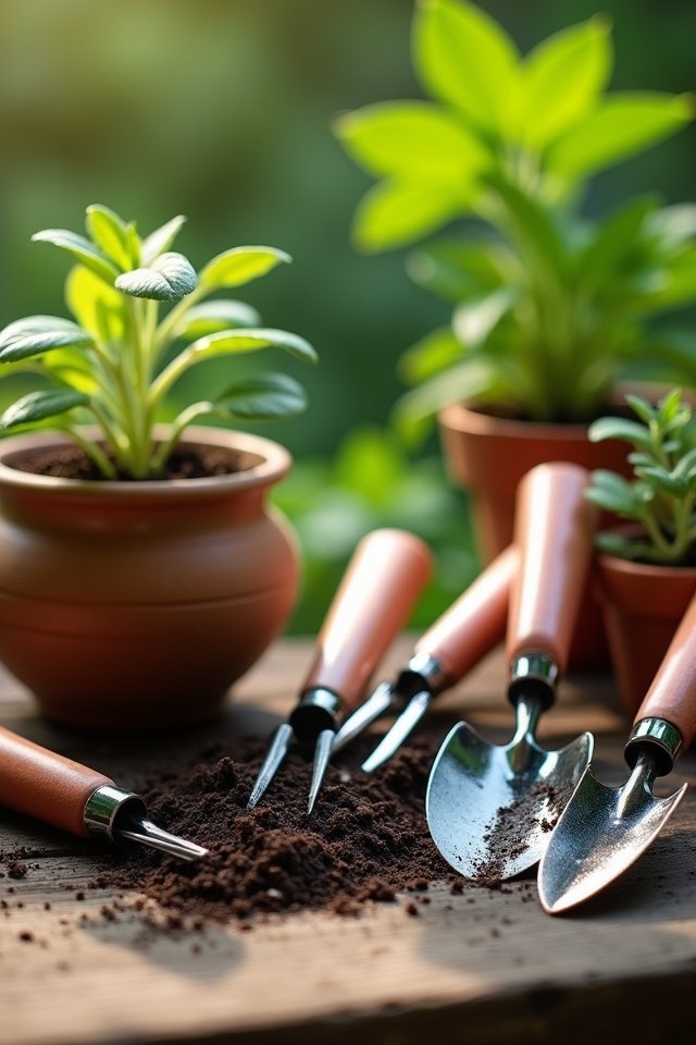 compact gardening hand tools