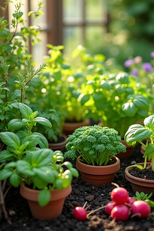 compact gardens fresh herbs