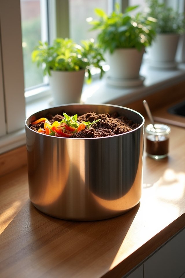 compact kitchen composting solution