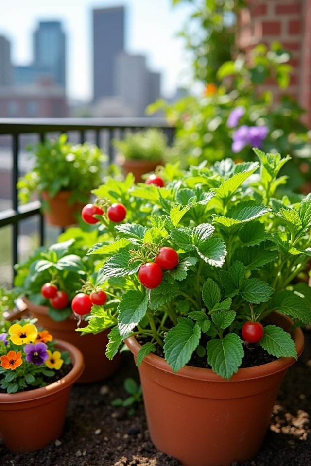 compact urban vegetable gardening