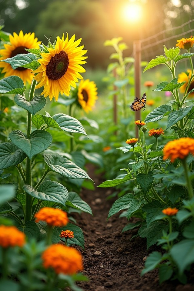 companion planting creates ecosystems