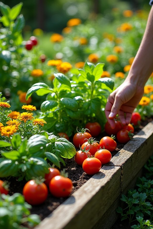 companion planting enhances growth