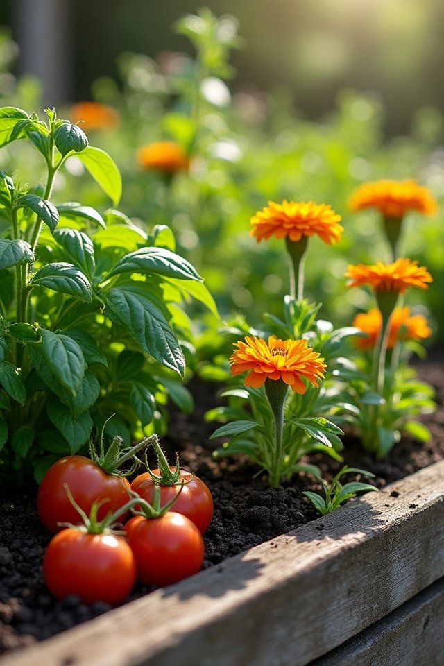 companion planting enhances growth
