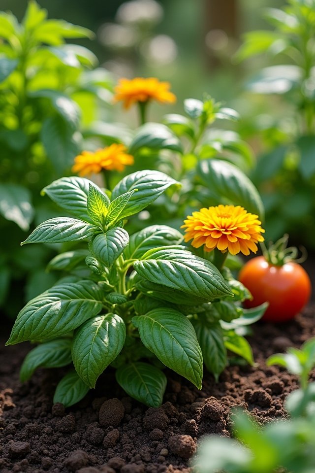 companion planting enhances growth