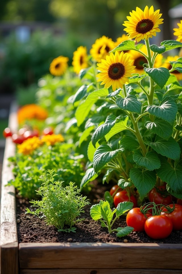 companion planting enhances growth