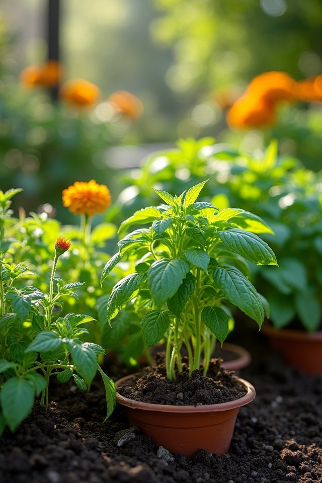 companion planting enhances soil health