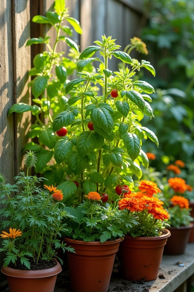 companion planting in containers