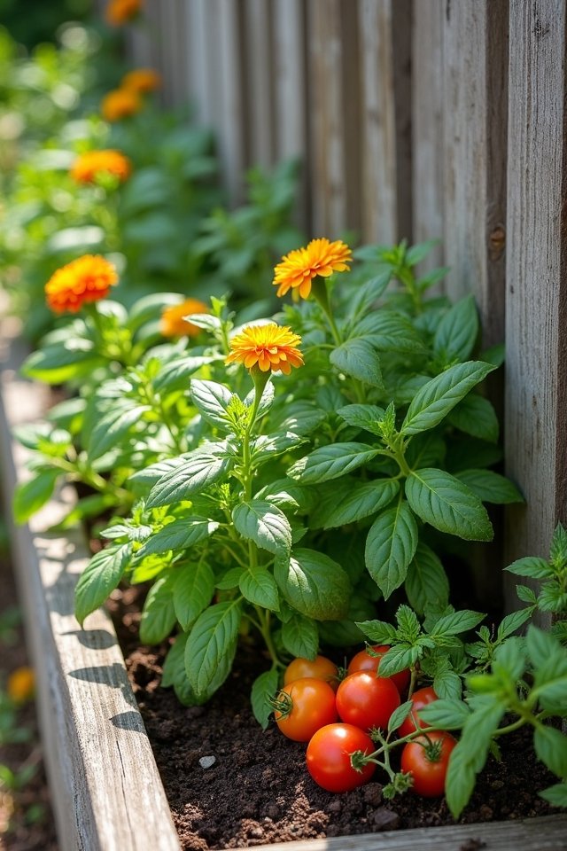 companion planting maximizes yield