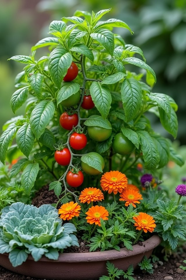 companion planting maximizes yields