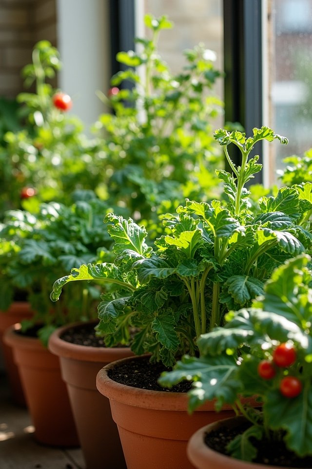 container gardening maximizes space