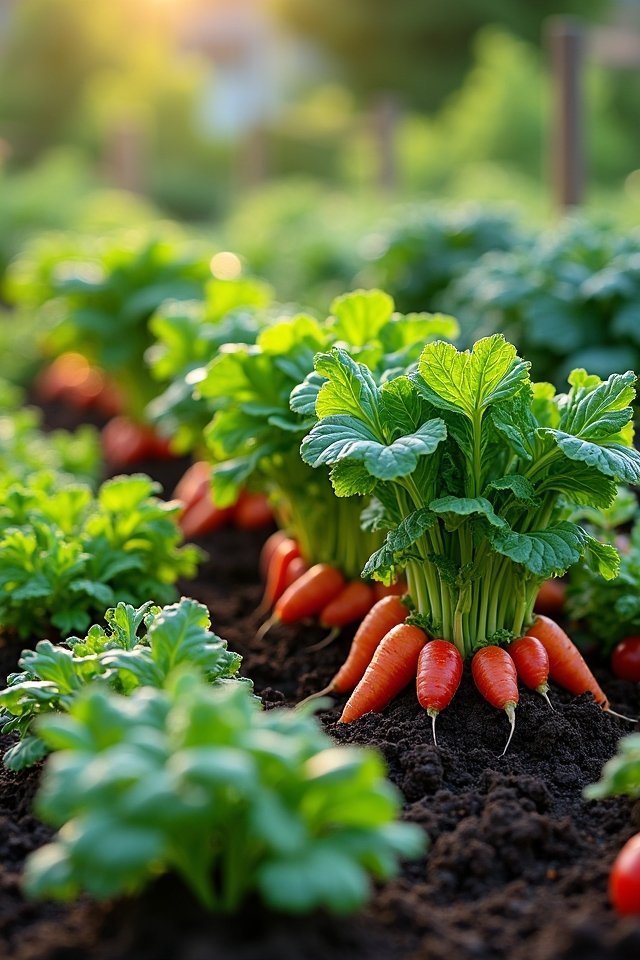 continuous fresh vegetable harvests
