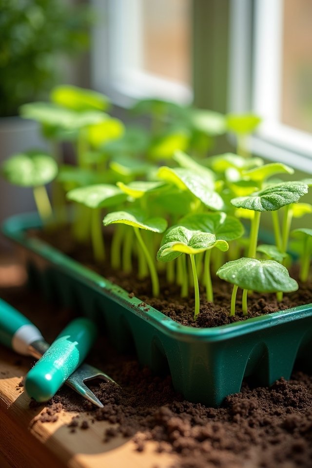 cozy cradles for seedlings