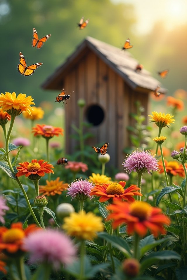 create a beneficial insect habitat