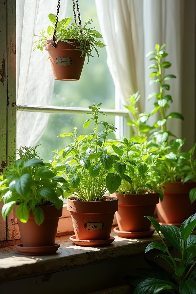 creative herb garden arrangements