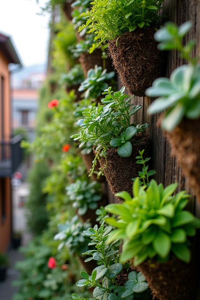 creative lush vertical gardens