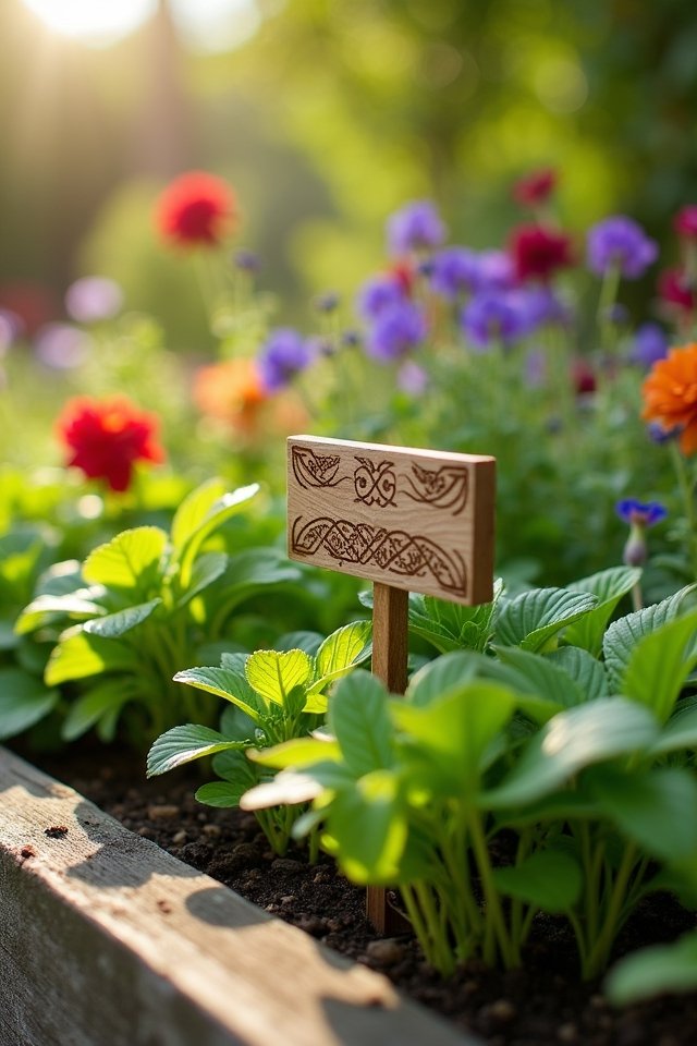creative plant labeling ideas