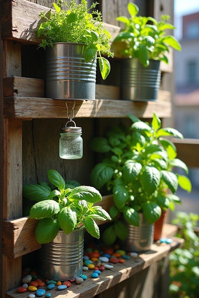 creative recycled vertical gardens