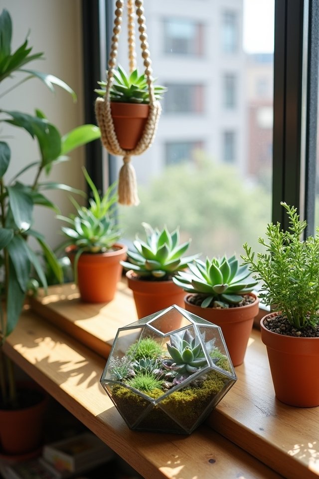 creative succulent display ideas