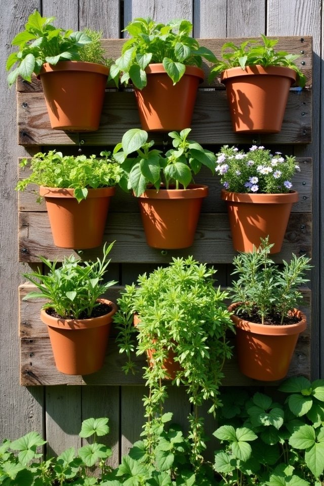 creative vertical garden materials