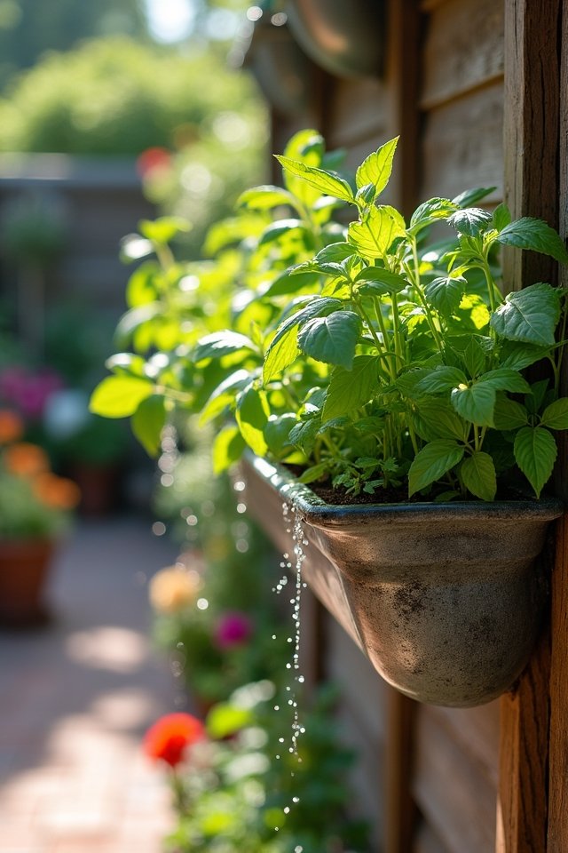 creative vertical herb garden