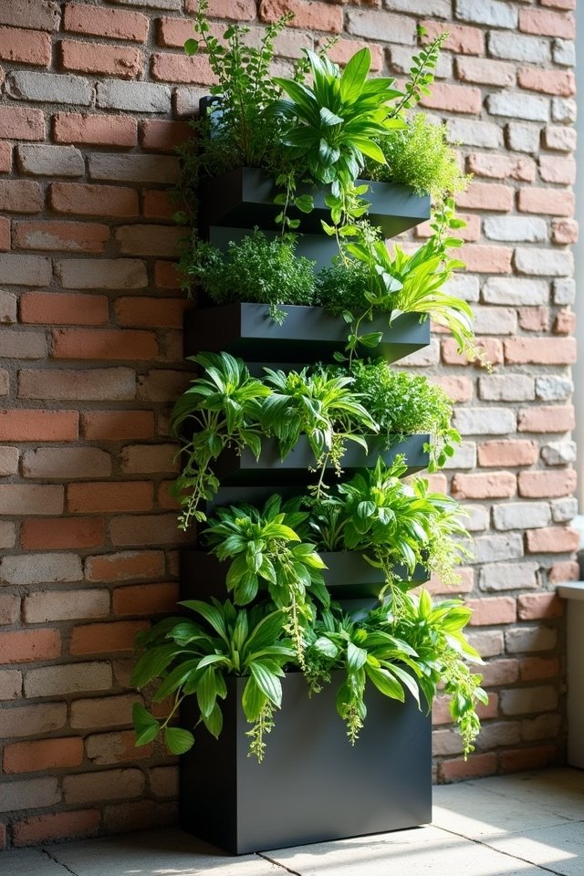 creative vertical planter design