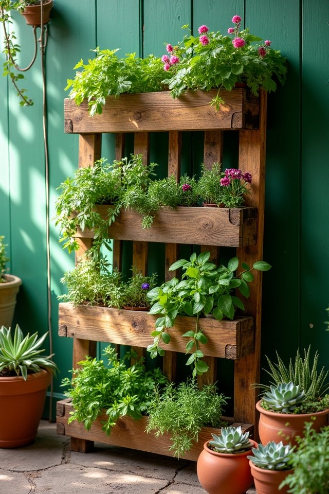 creative vertical planter ideas