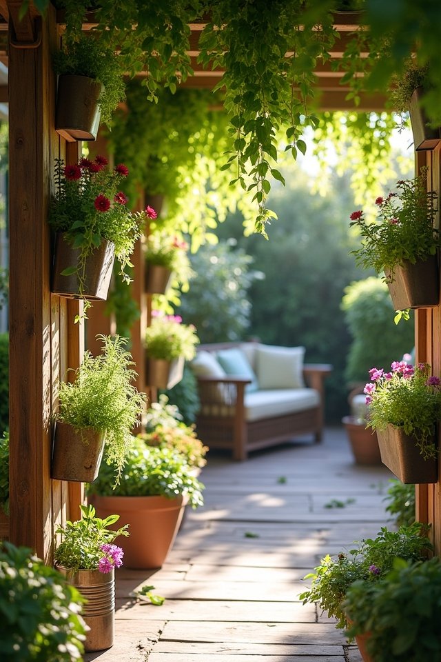 creative vertical planter ideas
